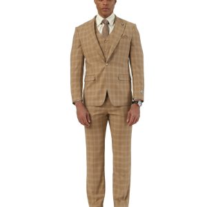 SM211H1 3PC SA Glen Check *$330 VAT*