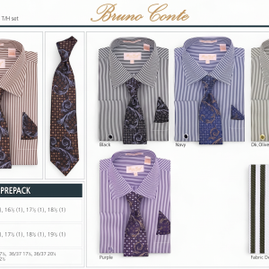 BC1207 TC Stripe Shirt THC *$66 VAT*